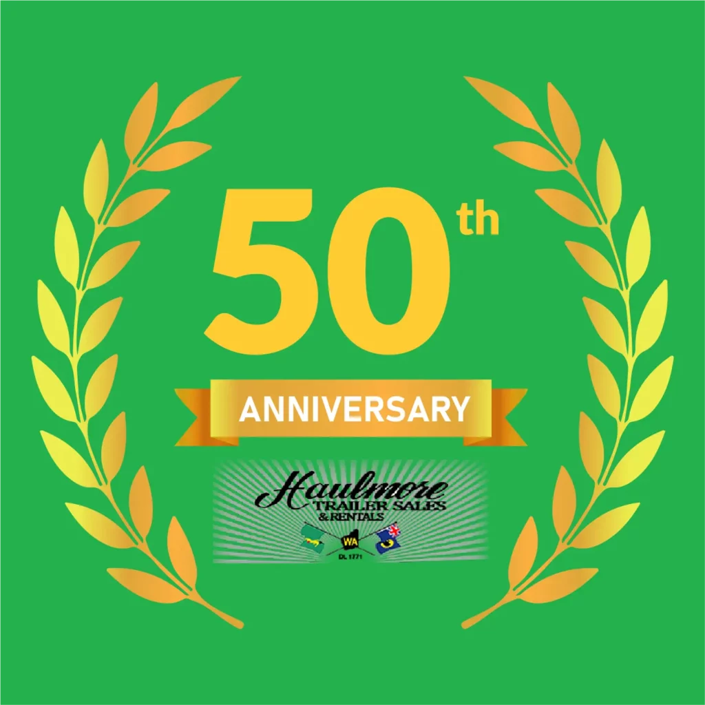 Haulmore 50th Anniversary Logo